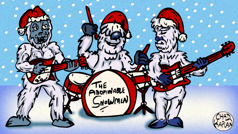 rock__n__roll_christmas_yetis__by_leevancleefiii-d6xxo1c