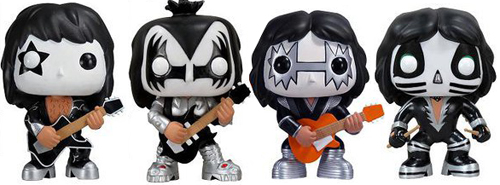 10.25 KISS funko pop rocks