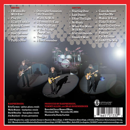 AOR 二枚組CD Raspberries POP ART Live Without a Doubt, Raspberries' 'Pop Art Live' Is My Favorite