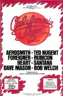 9.20 California Jam 2 Poster
