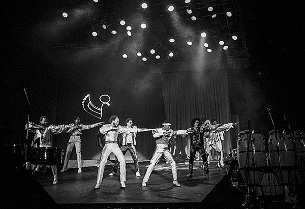 Dec. 21, 1981: Earth, Wind, &amp; Fire in performace at the Inglewood Forum.